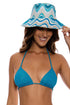 Luli Fama Tornasol Seamless Triangle Top